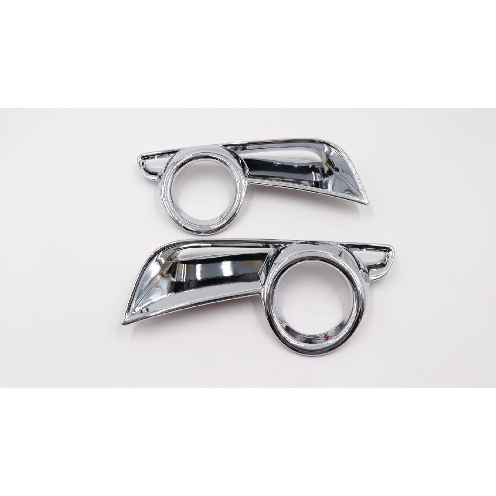 For Toyota Highlander 2017- Front Fog Light Lamp Chrome Cover Trim