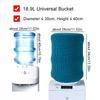 1PC Bucket Minimalist Water Easy-Care Solid Household Color Practical Dust Cover Protective Cover Dust-Proof 38x27cm