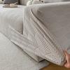 2025 High-End Solid Elastic Sofa Cover Non-Slip All-Inclusive Polar Fleece Sofa Protector Soft Stretch Dust Cover with Strap