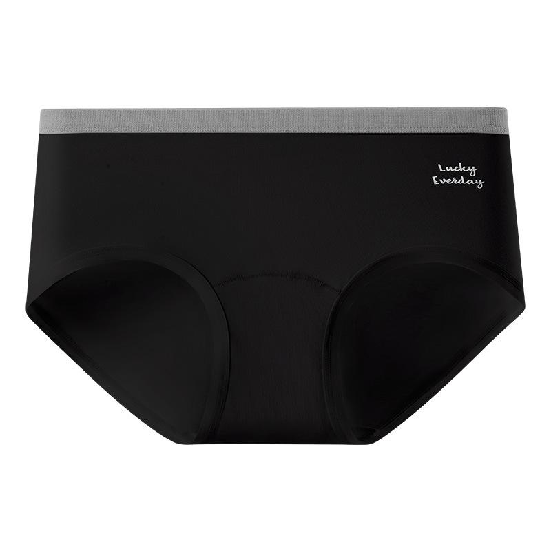 Plus Size Women's Spring and Summer Cotton Anti Bacterial Extended Mid Waist Briefs