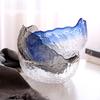 ZISIZ Nordic Hammered Glass Salad Bowl Set