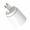 Metal Light Bulb Socket Adapter White Converter Accessories Light Holder  Home