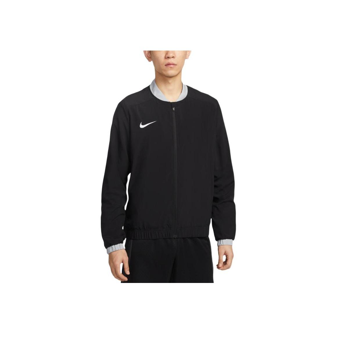 

Nike Куртка Dri-Fit Academy с логотипом, быстросохнущая, тканая, с длинным рукавом, мужская куртка, черная IB8903-010 S