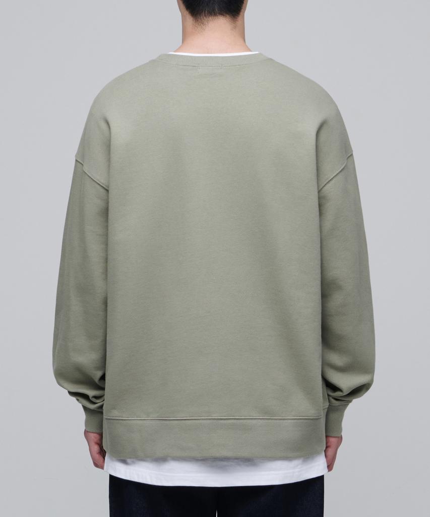 MUSINSA STANDARD Oversized Sweatshirt [Pistachio]