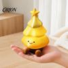 3D Printed Christmas Tree Decor Figurine, Cute Smiling Face Storage Multifunctional Organizer Desktop Ornament, Multi-Purpose Decorative Toy