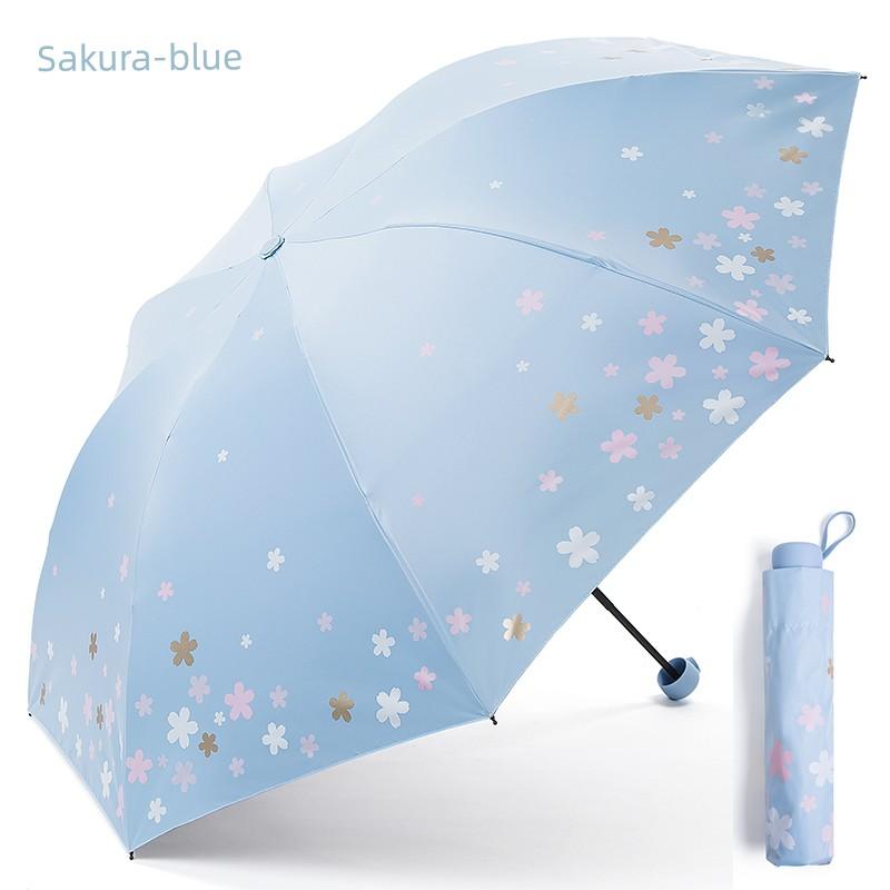 Paradise Umbrella Parasol Sun Umbrella Sun Protection Uv Protection Women's Umbrella Dual-Use for Girls Students Folding Umbrella for Sun and Rain