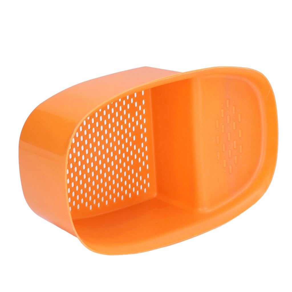 Sink Drain Basket Household Saddle Shaped Mesh Strainer for Kitchen Waste Vegetable FruitsOrange