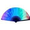 Folding Large Folded Hand Fan Fans with Lights Rainbow Folding Fan  Festival
