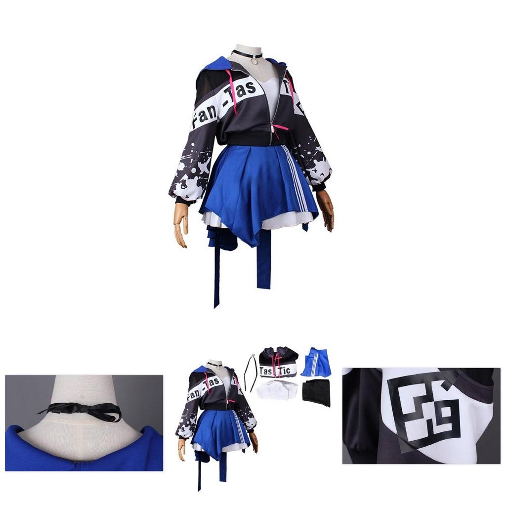 Costume Cosplay Adulto Gonna Per Hatsune Miku Project Diva Gioco di Natale