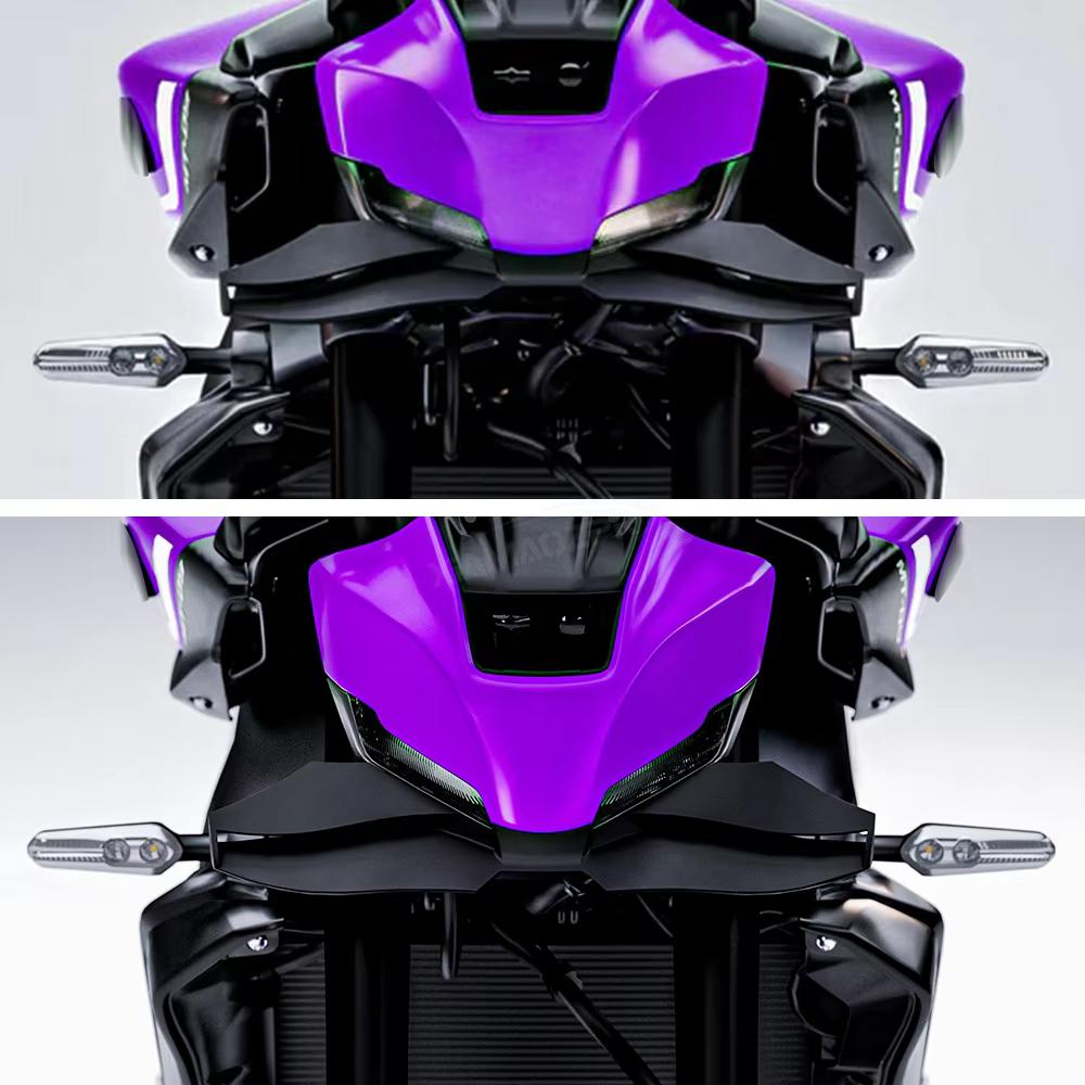 Vingtryck NAKNA FRONTSPOILERS MT09 GEN 4 2025 2025 Frontspoiler Nedre spoiler nedre läpp ny För YAMAHA MT-09/SP GP