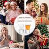 6pcs 30ml Shot Glass Set Heavy Base Clear Double Whisky Brandy Vodka Rum Tequila Glass Cup Bar Party Wine Glasses Creative Gifts