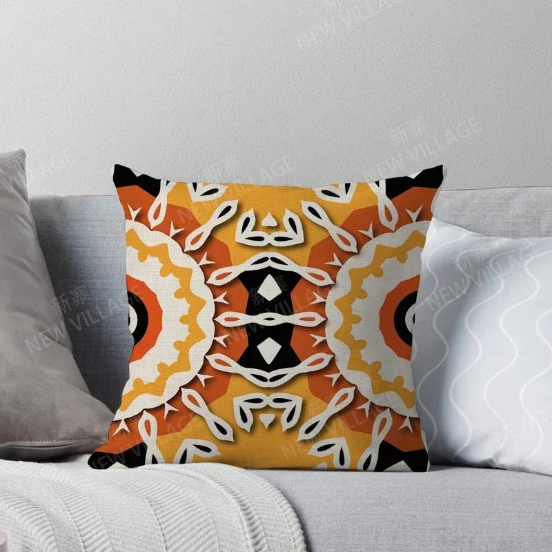 Fall Home Decor Autumn Living Room Throw Pillow Cover Sofa Boho Cushion Cover Morocco
