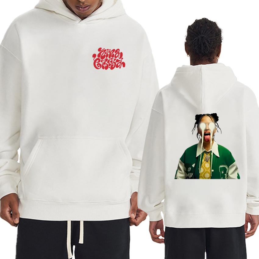 2025 Hot Singer Nina Chuba Double Sided Printed Hoodies Autumn Winter Men Women Fashion Fleece Pullover Unisex Casual Sweatshirt