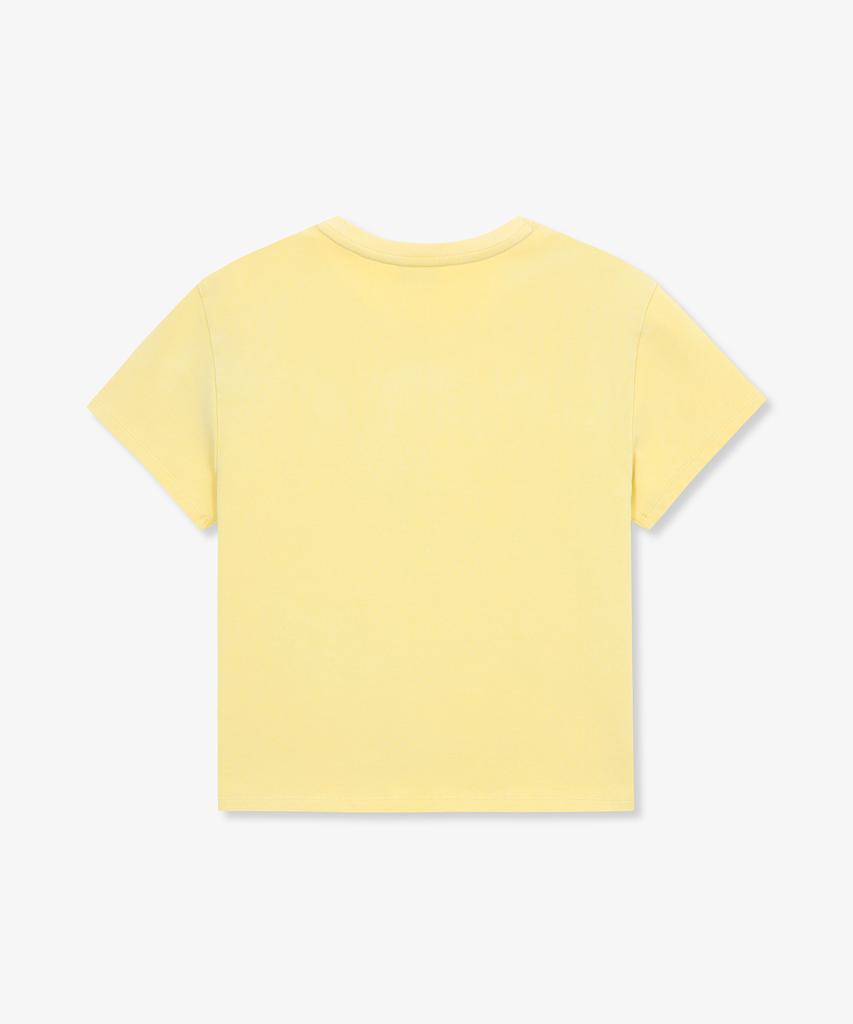 SUPRA Women'S Logo Point Crop T-Shirt (Yellow)