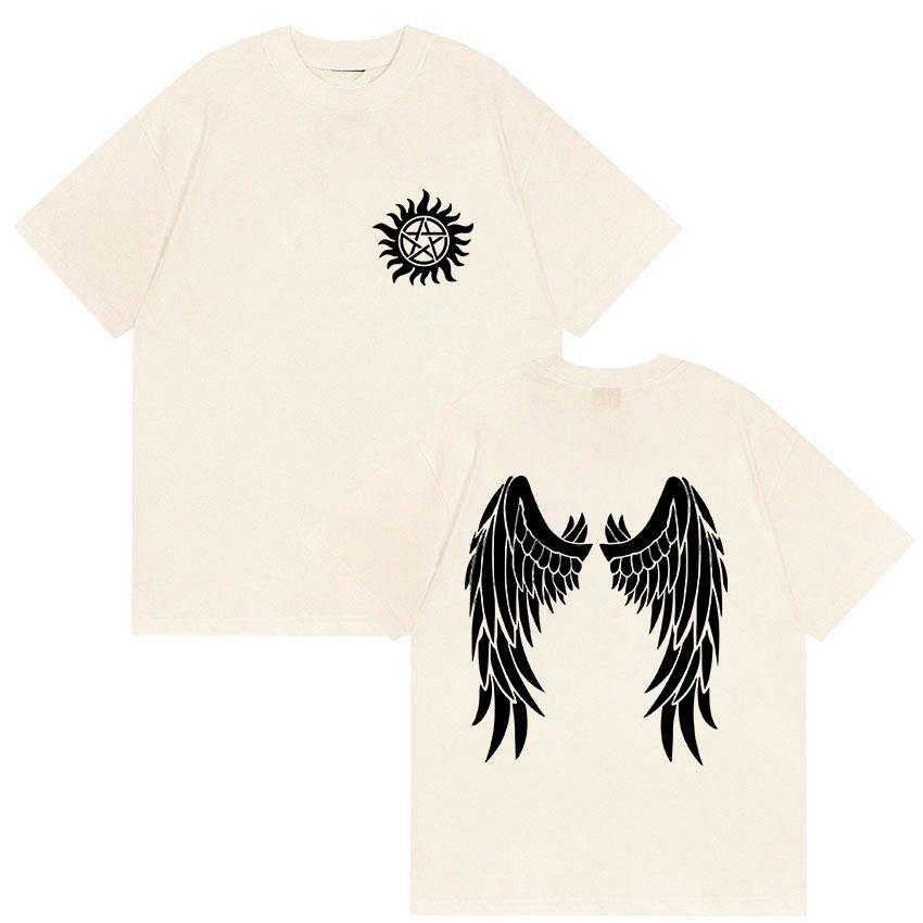 Tv Series Supernatural New 2025 Print T Shirt Men Women Vintage Fashion Short Sleeve T-shirt Casual Clothing Cotton Tshirts Tops