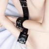 Woman Couple Handcuffs Set  Bondage Gear SM Slave Backhandcuff Bed Restraints Rope Strap Adult Erotic Game Wrists Neck Cuffs