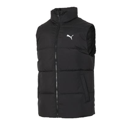 Polo Col Décontracté Confortable Chaud Doudoune Sans Manches Homme gilet Noir 687300-01