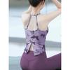 High-End Women's Yoga Tank Top with Built-in Bra - Chinese Style Print, Perfect for Southeast Asia, Europe, and America