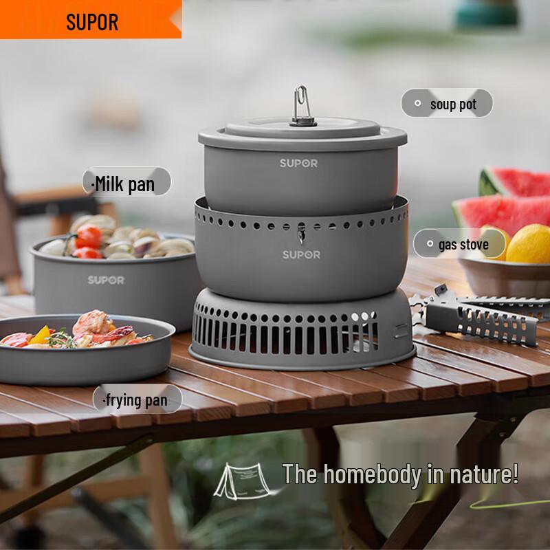 Supor TR2201E Multifunctional Cookware & Dinnerware Set