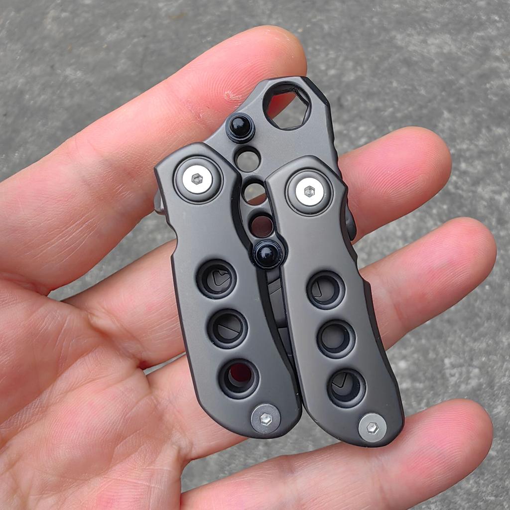 Magnetic Fidget Coin EDC Adult Decompression Toy Anxiety And Stress Relief Multifunctional Crowbar Fidget Slider Spinner Gift