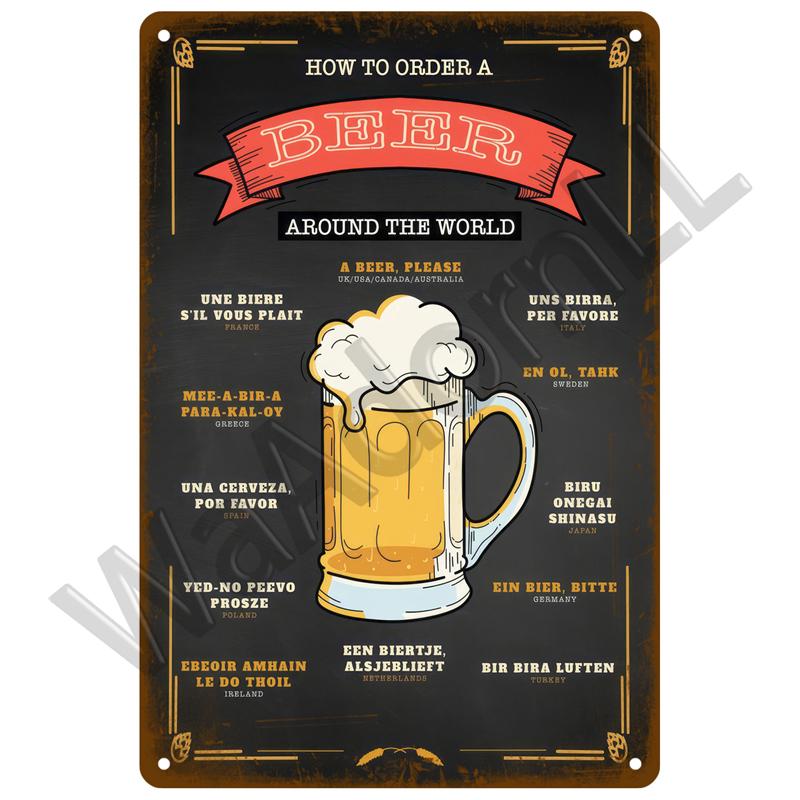 Whiskey Plaque Vintage Tin Sign Brand Home Drink Beer Wine Metal Sign Poster Wall Decor For Bar Pub Man Cave Decorative Plate