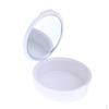 Plastic Denture Storage Box False Teeth Case Container with Mirror