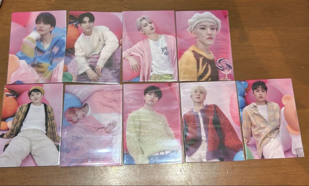 

[USED] SEVENTEEN trading cards (7 cards)