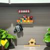 Super Mario Bros Cartoon Wall Hooks With Wireless Charging Light For Entryway Storage Organizer