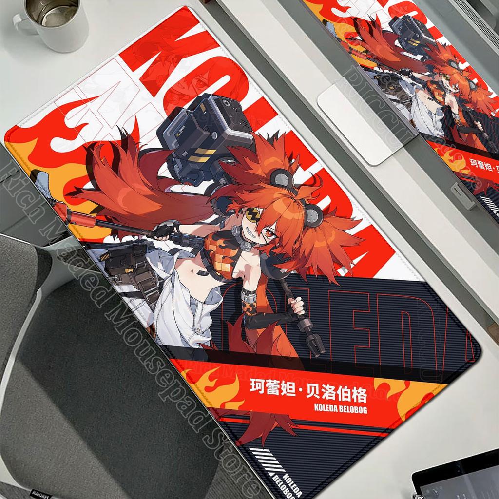 Zenless Zone Zero Alice Nicole Jane Mouse Pad HD Print ZZZ Mousepad Laptop Non-slip Keyboard Pad Anime Girl Mat Desk Accessories