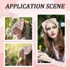 Flower Triangular HairScarf Knitted Small Square Scarf Ins Women's Headscarf  for Autumn