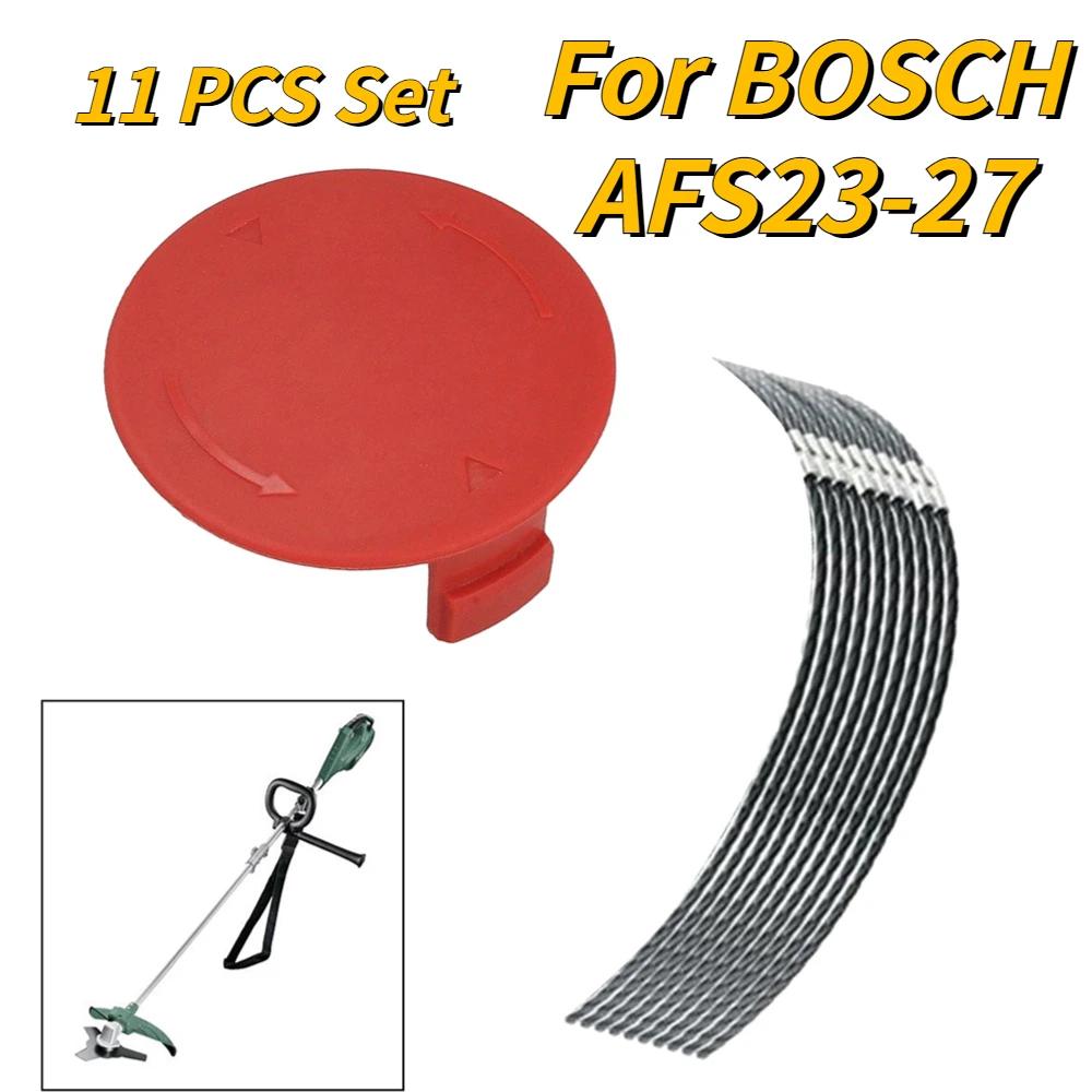 10PCS Trimmer Lines Spool Line For BOSCH AFS 23-37 Brush Cutter Grass Trimmers F016800431 Garden Power Tool Accessories