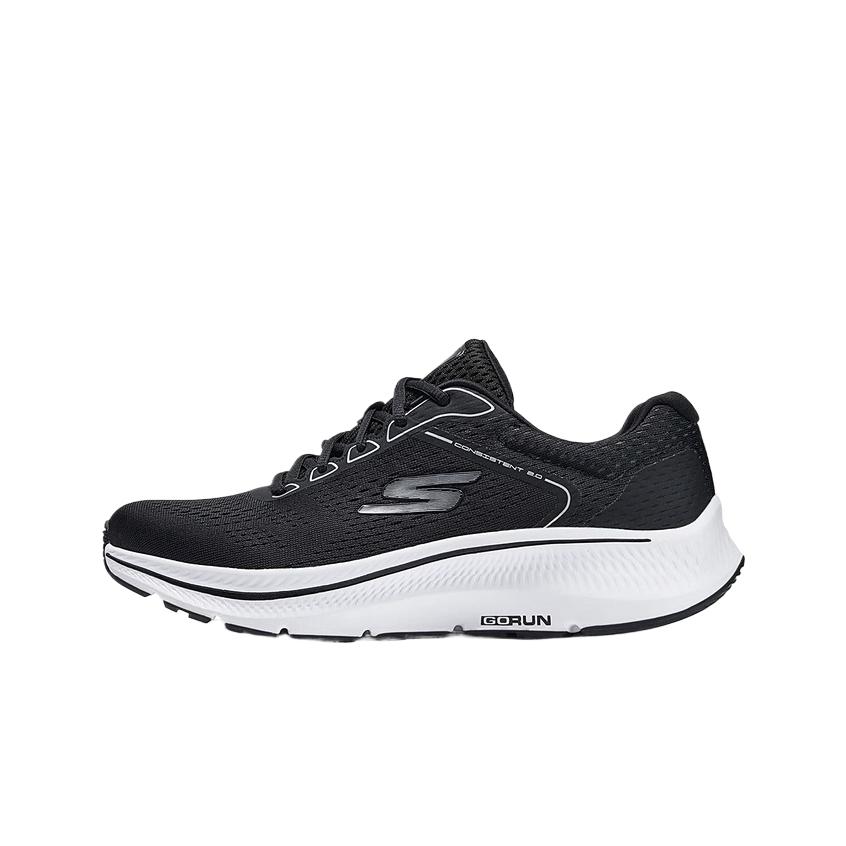 Skechers Go Run Consistent 2.0 Men Black Low Top Running Shoes 220865-BLK 39.5