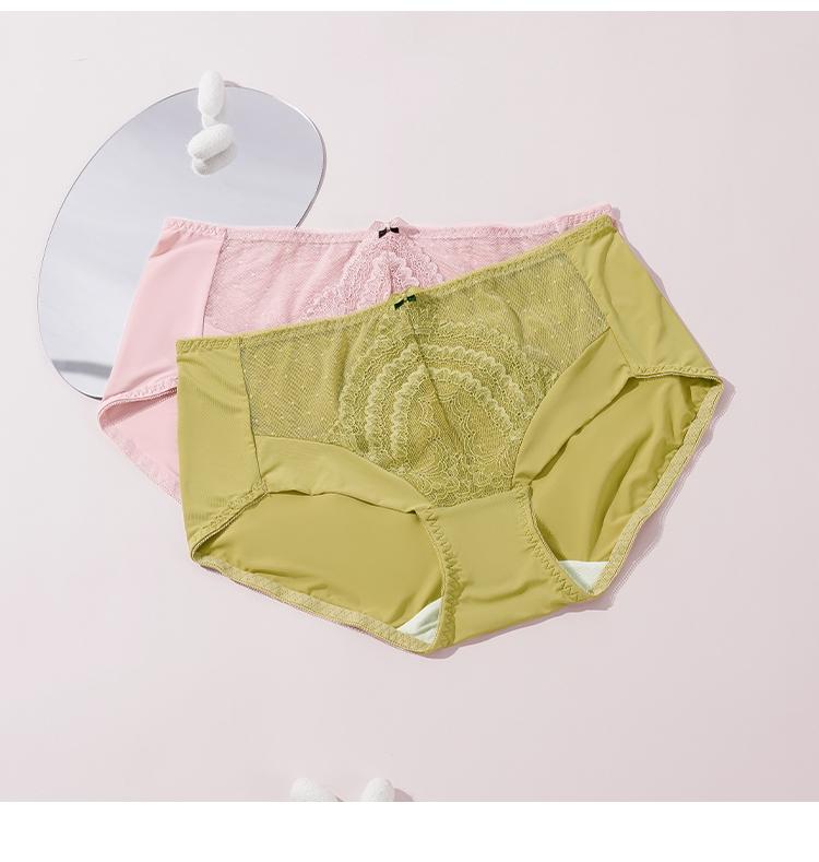 3-Pack Mid Waist Lace Women's Underwear