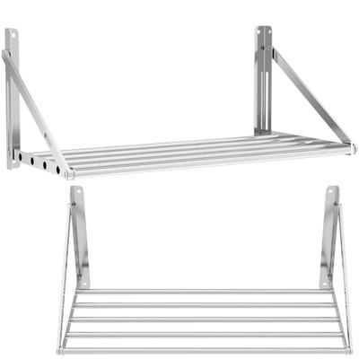 Stainless Steel Hanging Wall Shelf, Foldable, 80 X 45 Cm