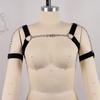 Elastic Body Chest Harness Chain Strap Leathers Punk Chain Choker Men Chest Harness Nightclub Cosplay Costume Accessory