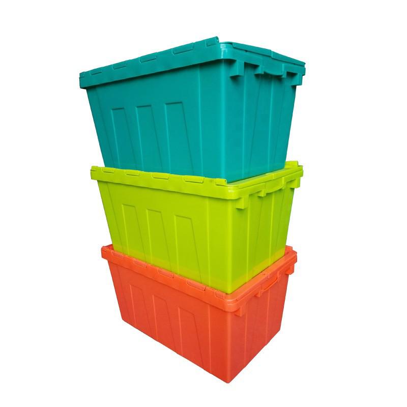 Colored Plastic Storage Box with Lid - Sealed Medical Transport Box