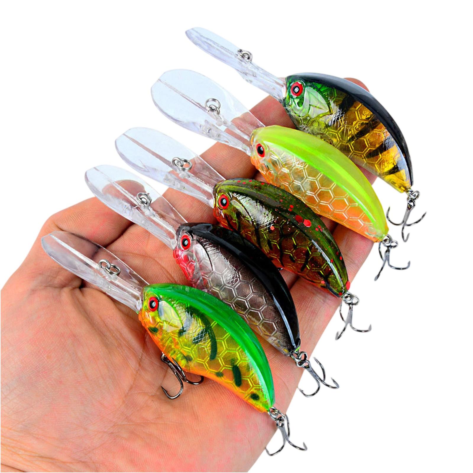 

Largemouth Bass Fishing -Color -Shaped Realistic Hard Imitation One Size