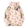 Children's Long-sleeved Loose-fitting Pullover Hoodie With Drawstring And Solid Color
