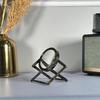Beautiful Zig Zag Design Magnifying Glass Desktop Tool Brass Adjustable Channer