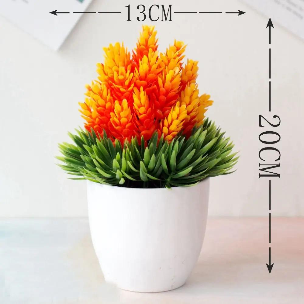 Home Decoration New Artificial Plants Bonsai Pine Garden Small Tree Potted Desk Ornaments Creative Simulation Fake Flowers