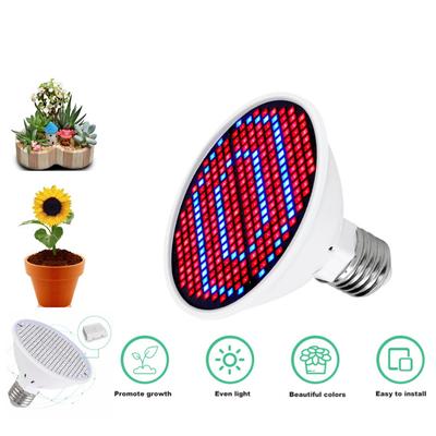 Plant Growth Lamp Cup Red and Blue Full Spectrum Indoor Planting E27 Multi-specification Lamp Beads 2835 Photosynthesis