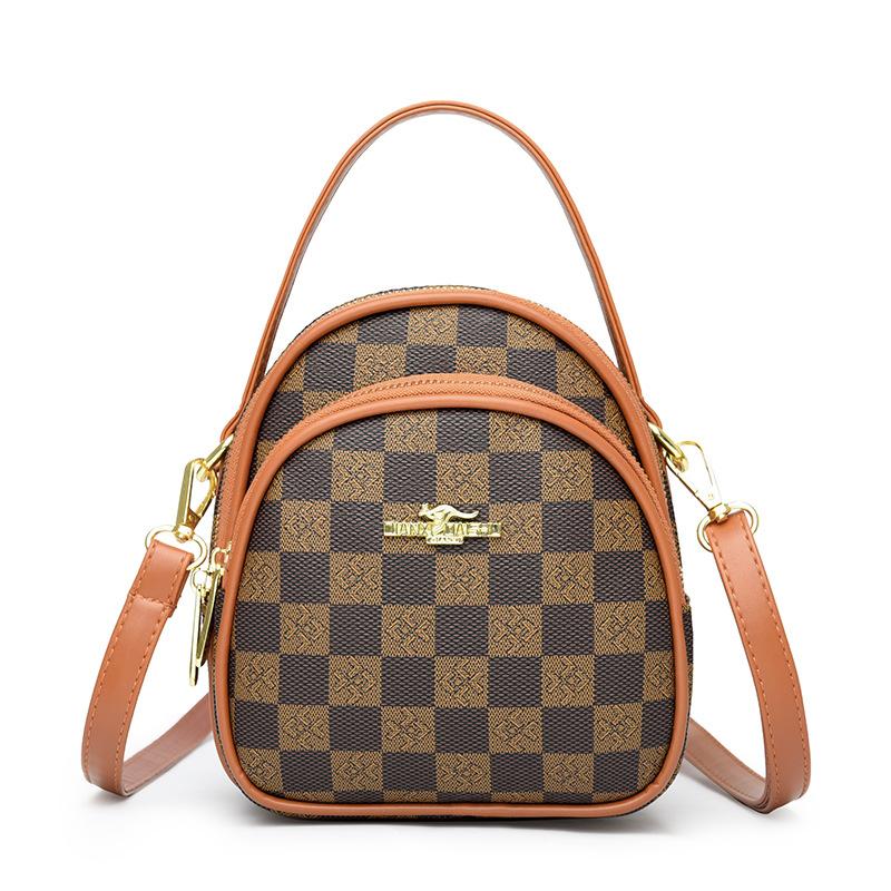 New Three-layer Mommy Bag Big Eater Women's Mobile Phone Bag Available In All Seasons with Multiple Compartments, Shoulder Diagonal Bag