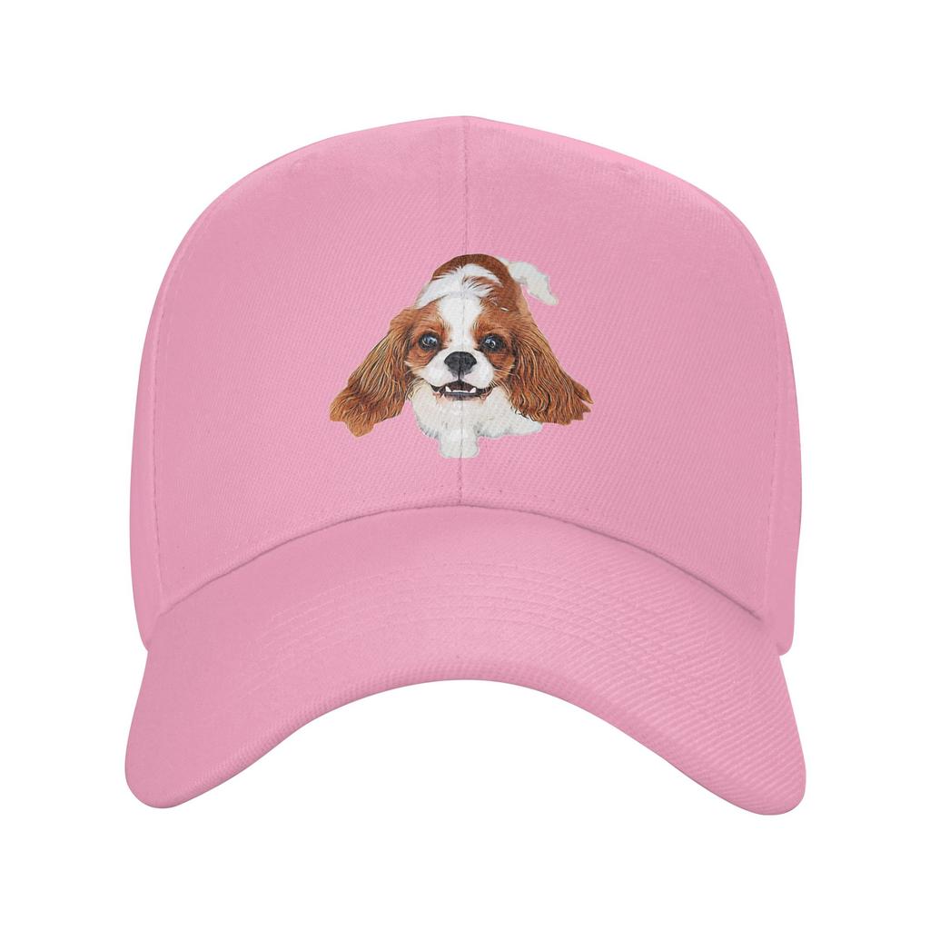 Summer Cavalier King Charles Spaniel Baseball Cap Tennis Skate Streetwear Print Sun Hip Hop Hats Dropshipping Baseball Caps