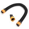 15ft Sewer Hose Sewage Pipe Kit with Swivel Adapter Translucent Elbow Storage Caps RV Campers Parts