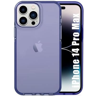 Case for iPhone 14 Pro Max - Shockproof - Flexible - Silicone - Navy Blue - Scratch-resistant