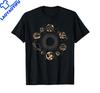 Solar System Colorful Space Planets Educational Kids Unisexs TShirt Student Science FictionThemed Class Theme Clothes Camisa Tee
