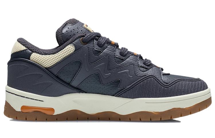 Li Ning CF Tracing The One Soft And Comfortable Low top Skateboard Shoes Men's Ebony Black Color AGCR469-3
