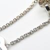 Used TIFFANY&Co. Pierce Heart Link Drop Swing Silver925 3.9g Silver Shake