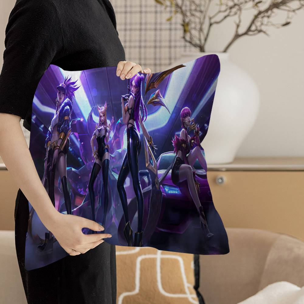 LOL KDA ALL OUT Cushion Cover Decorative Pillow Sofa Home Decor case pillow cases