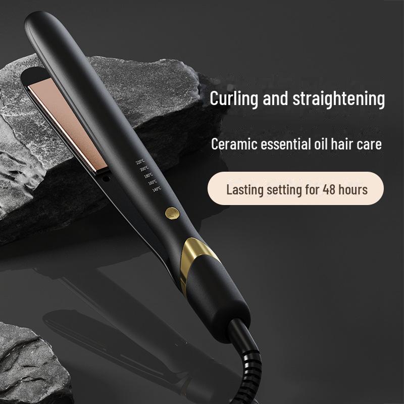 Dual-Purpose Ionic Hair Straightener & Curler: Protects Hair While Curling & Straightening